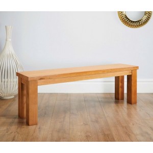Solid Oak : Ghế Băng Dài Gổ Sồi - W90cm
